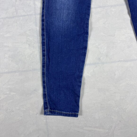 Guess Women's Sexy Curve Skinny Jeans Blue Denim Stretch Mid-Rise Logo 30 RG - Picture 10 of 16